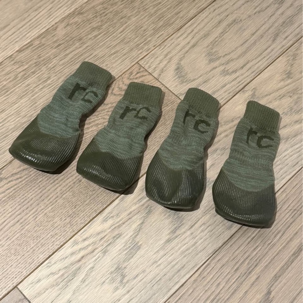 RC Pets Green Dog Booties